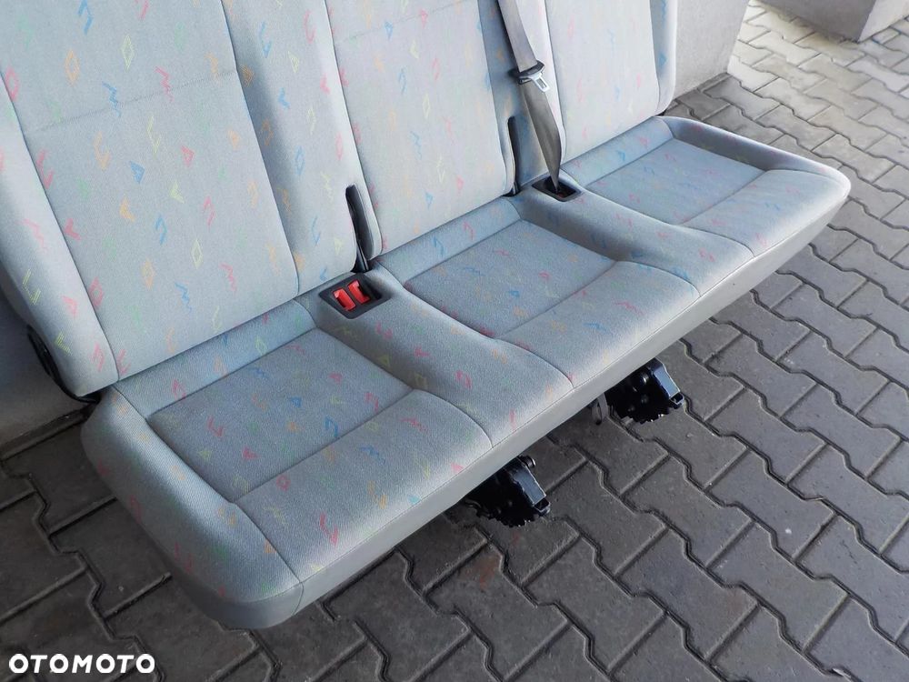 VW T5 T6 FOTEL POTRÓJNY KANAPA ŁAWKA TYŁ TYLNA INKA - 3