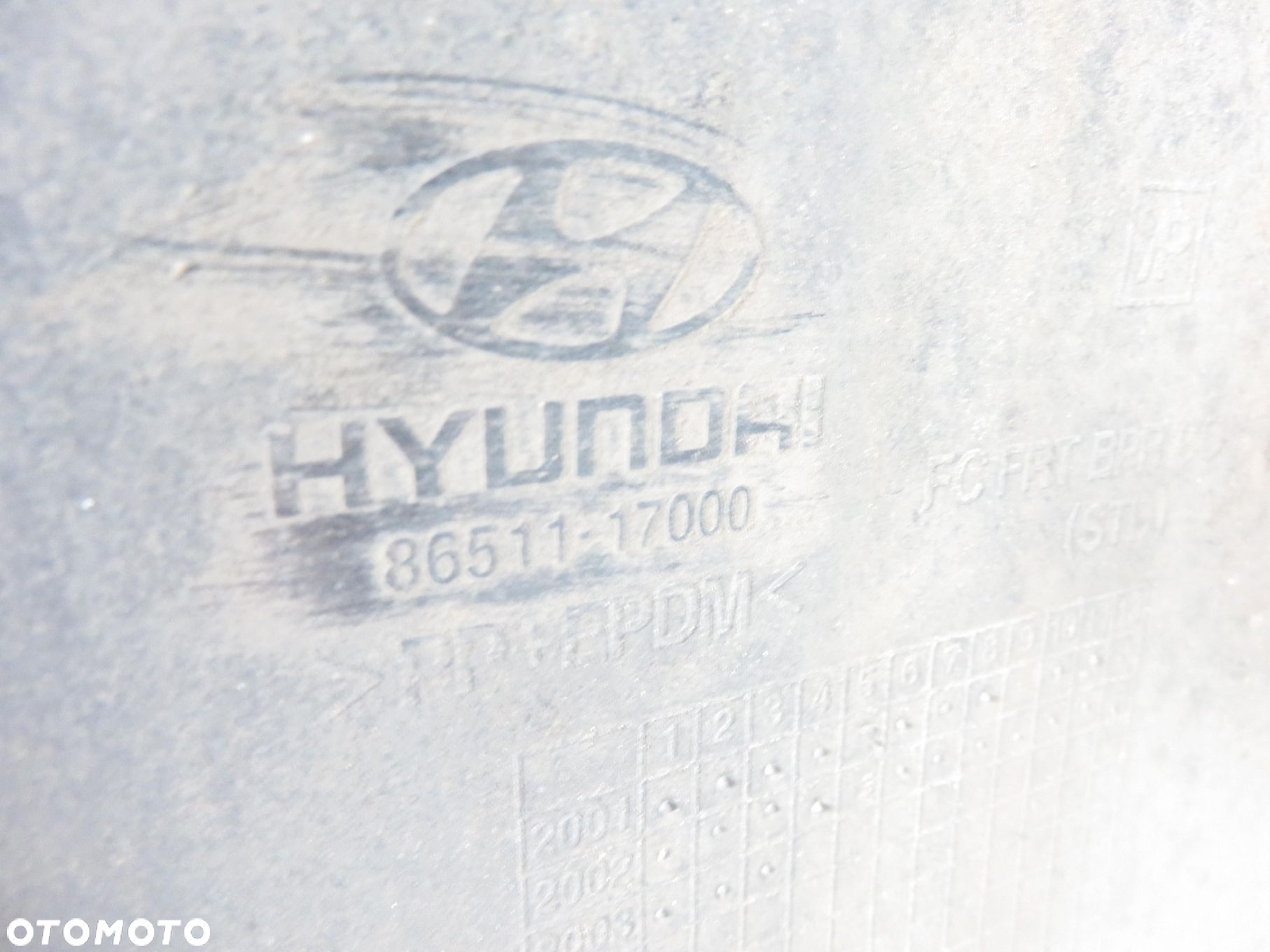 ZDERZAK PRZÓD HYUNDAI MATRIX - 2