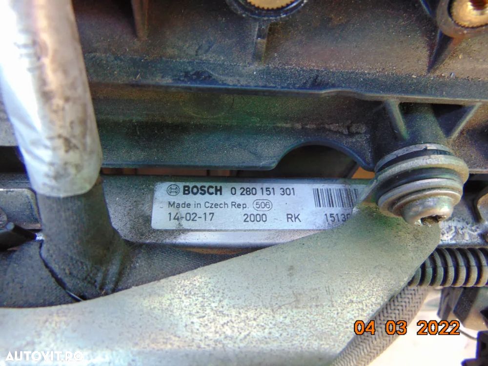 rampa cu injectoare Fiat 1.4 500 l 500c 500 doblo tipo lancya delta alfa romeo giulieta mito - 2