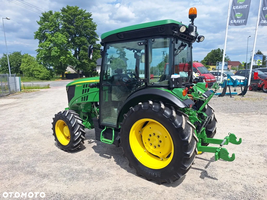 John Deere JD 5090 GF, ciągnik sadowniczy, ogrodniczy, 90 KM 4-cyl, I-szy właściciel - 4