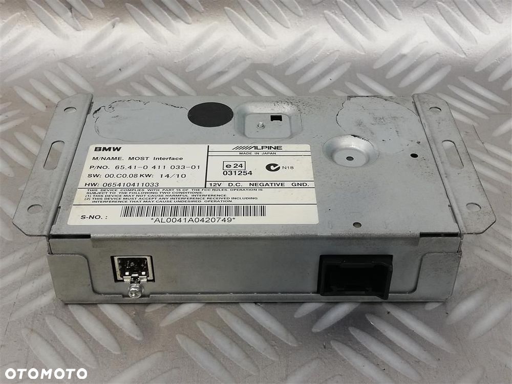 Interfejs moduł Interface BMW Seria 5 065410411033 0411033 ALPINE EUROPA - 1