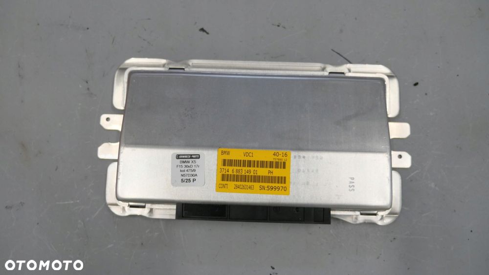 bmw f06 f10 f11 f12 f13 f15 f16 moduł sterownika zawieszenia vdc 6883149 - 1