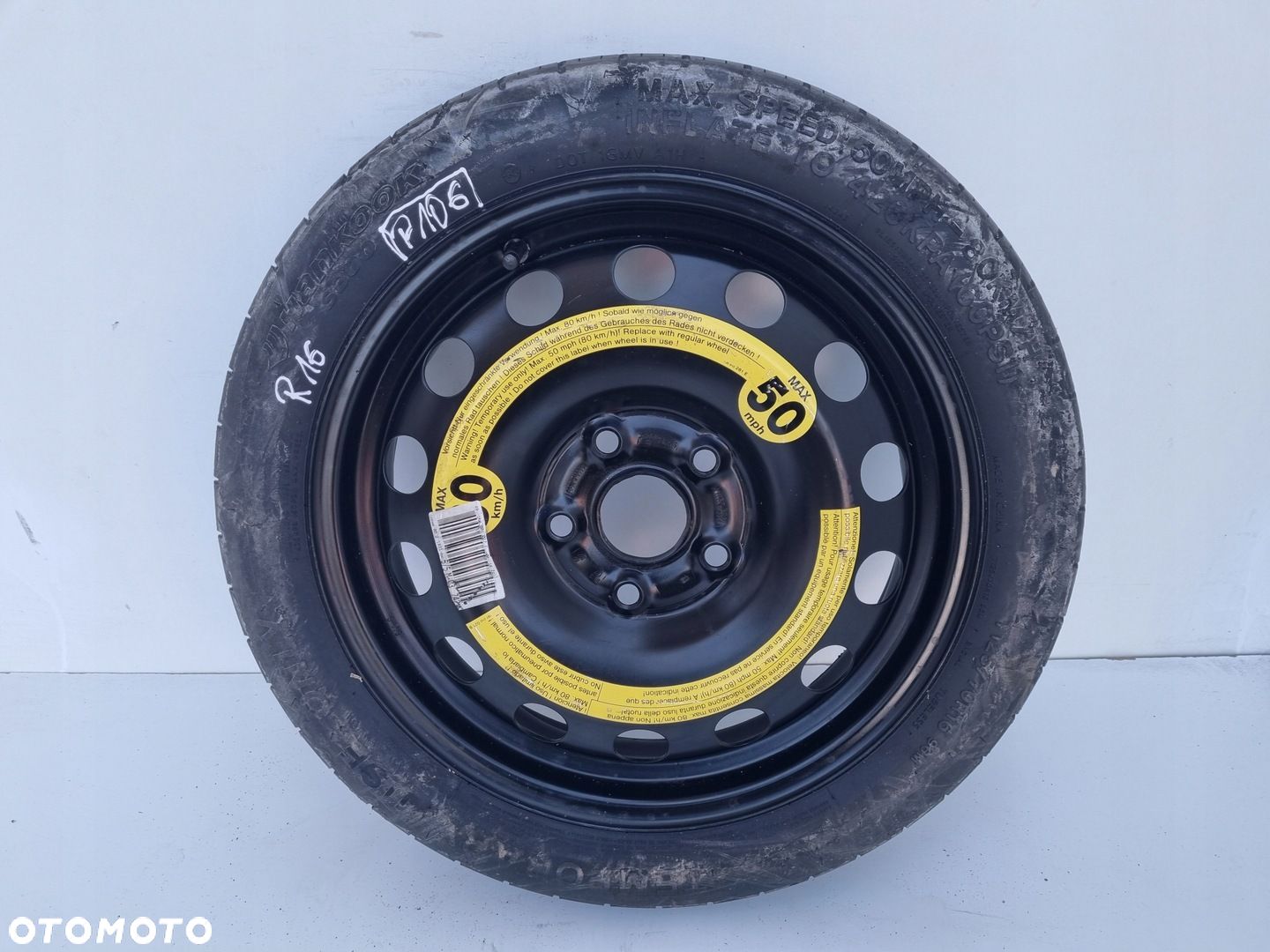 Audi Seat Vw Golf V KOŁO DOJAZDOWE dojazdówka 125/70 R16 1K0601027F 5x112 - 1