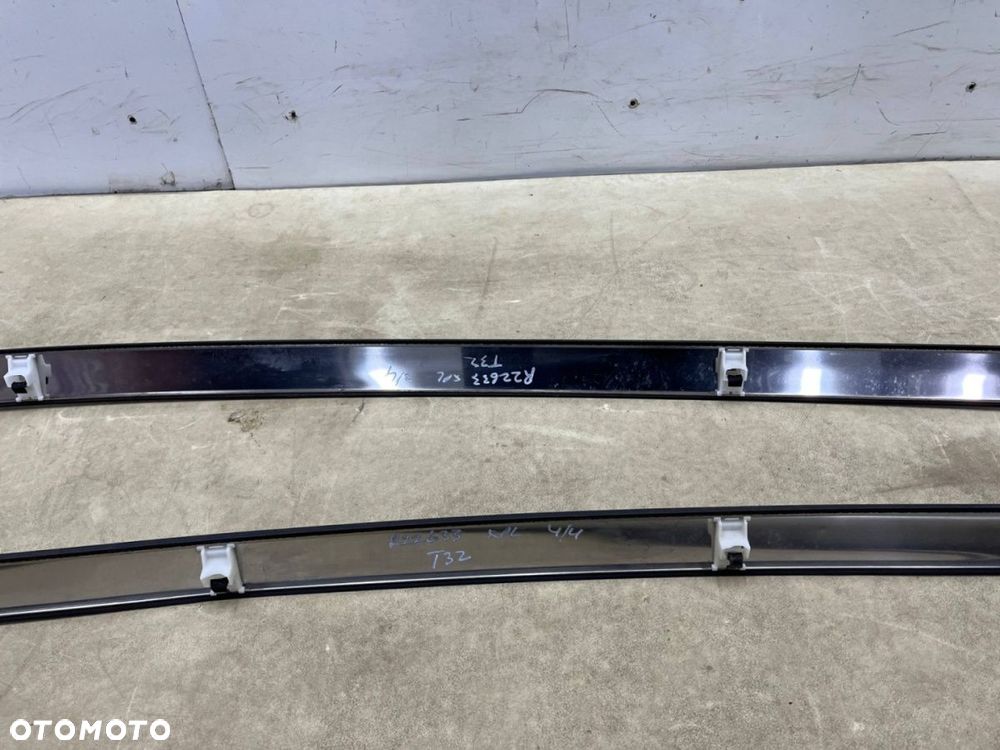 Relingi dachowe Nissan X-Trail III T32 Rogue 13-21r. mocowania bagażnika na dach zaślepki listwy KPL - 13