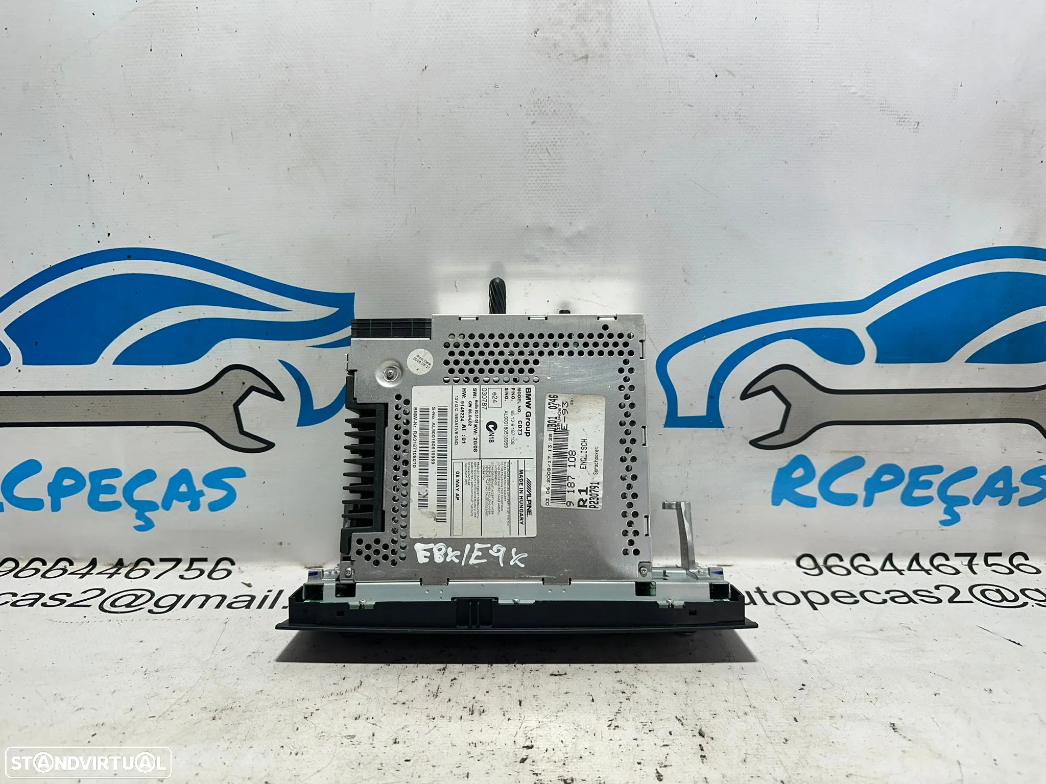 .Radio Original Profissional BMW Serie 1 E81 E82 E87 E88 Serie 3 E90 E91 E92 E93 - 6