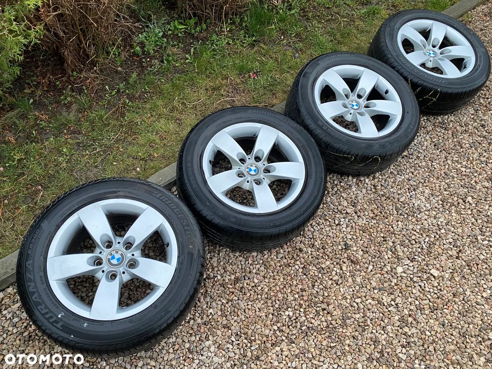 BMW Alufelgi 16 5x120 7Jx16H2 z oponami 225/55/16 Bridgestone Turanza ER300 - 3