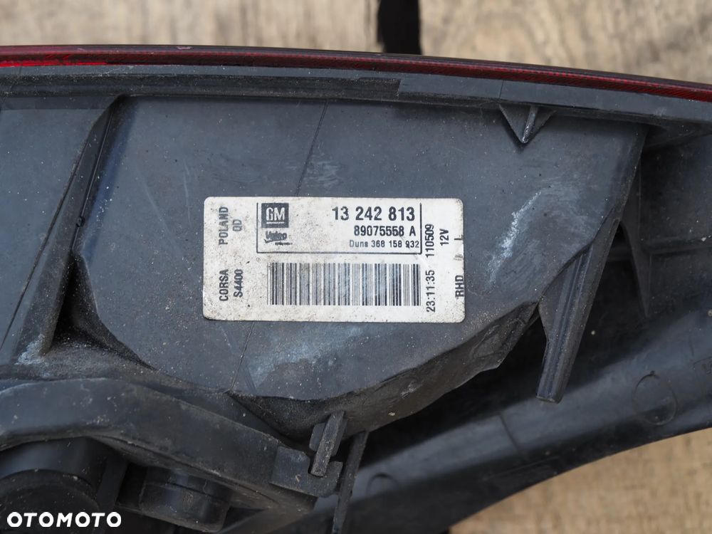 Lampa tył tylna lewa Opel Corsa D 3D 13242813 - 4