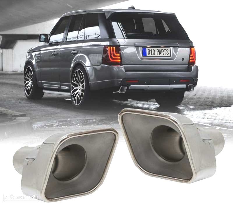 PONTEIRAS DE ESCAPE RANGE ROVER SPORT L320 05-13 LOOK AUTOBIOGRAPHY - 1