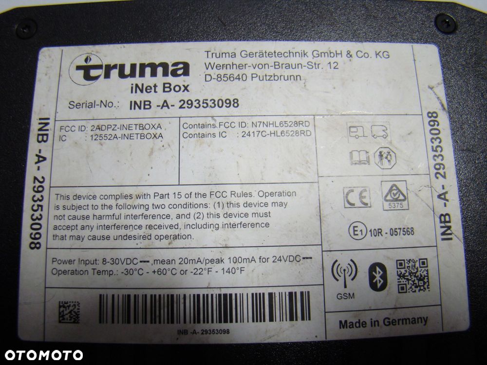 moduł truma centralka komunikacyjny inet box kamper przyczepa - 5