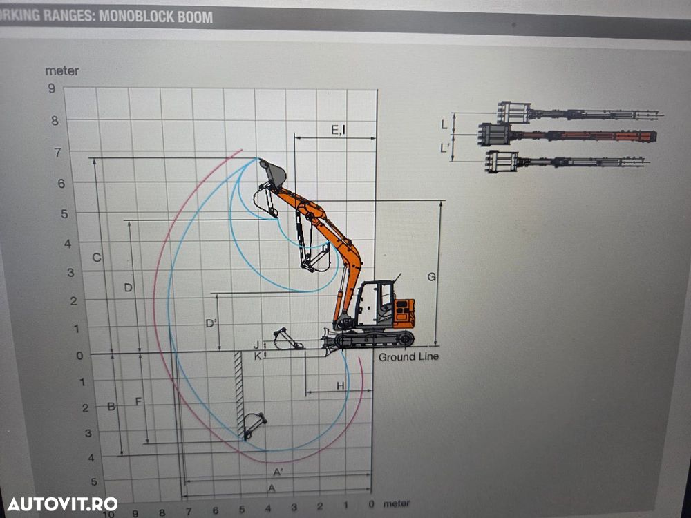 Hitachi ZX85, 2022, 2.491h, 8,6t, CUPLA RAPIDA HIDRAULICA+3 CUPE NOI, LAMA NIVELARE, ad sapare 5m, inst picon, instalatia rotire atasament, senile cauciuc, AC, Camera spate, ridica 4,5t, latime 2,2m, CA NOU, posibilitate leasing 4 ani-PROMOTIE 62.900 EUR+Tva - 25