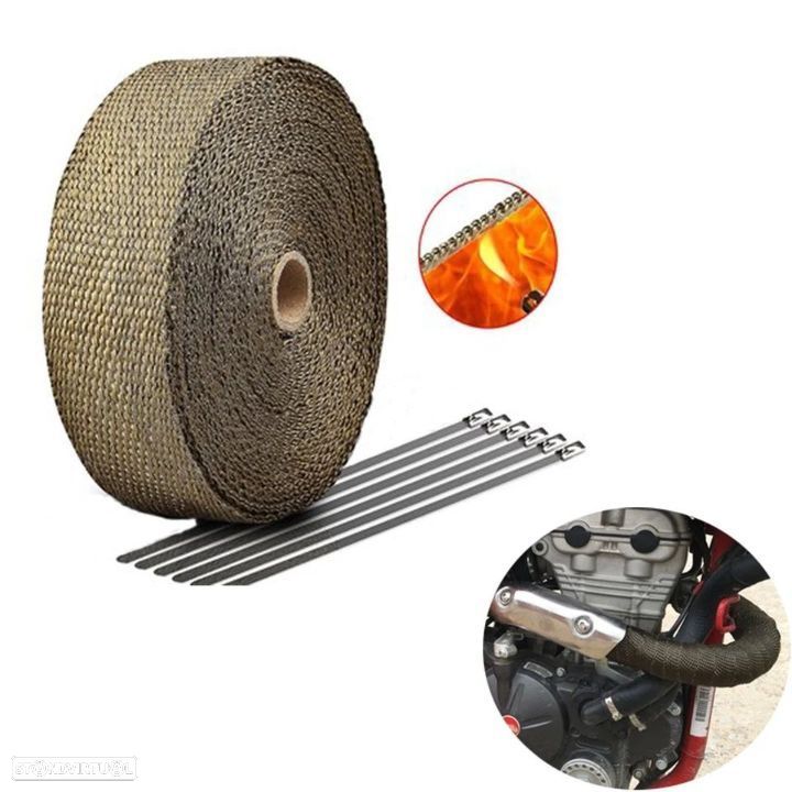 Fita térmica escapes universal - 15M x 5cm Bronze - 1