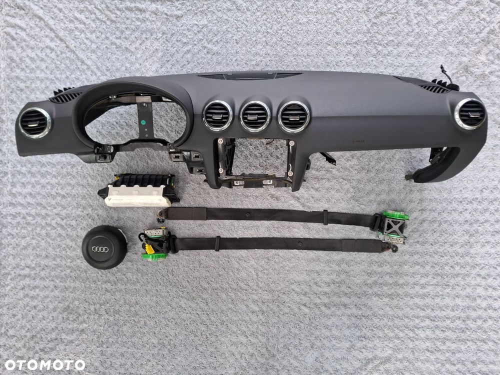 AUDI TT 8J DESKA KONOLA AIR BAG PODUSZKI PASY - 1