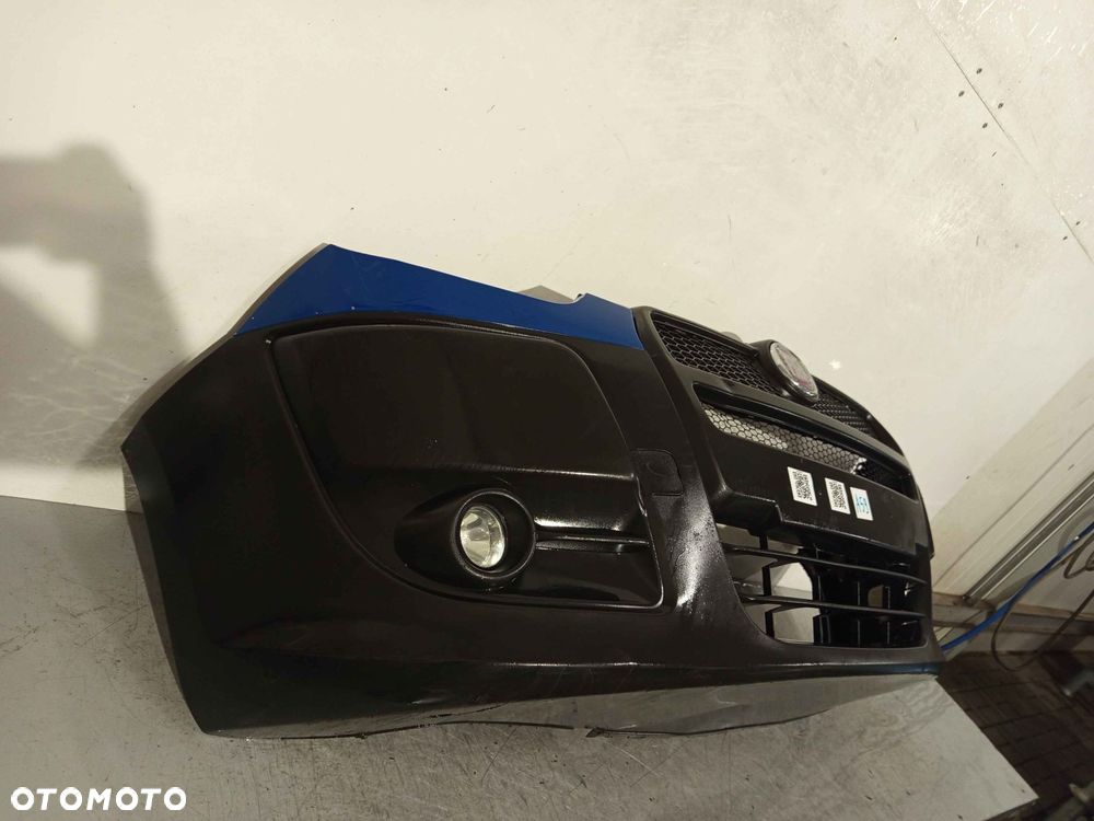 + ZDERZAK PRZÓD PRZEDNI FIAT DOBLO 2 II NIEBIESKI HALOGENY - 3
