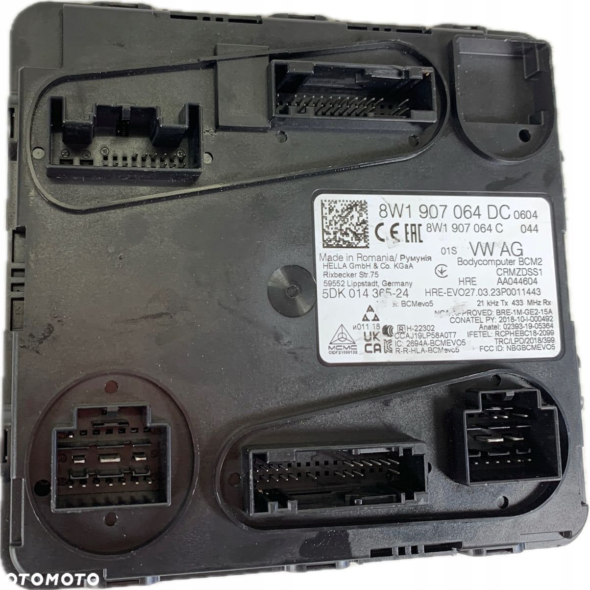 AUDI A4 B9 A5 RS5 STEROWNIK MODUŁ KOMFORTU 8W1907064DC - 1