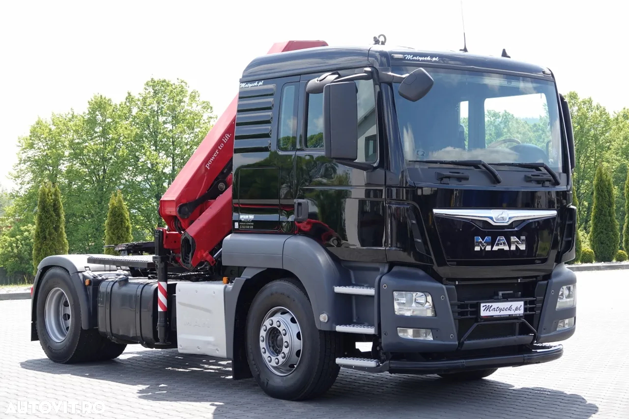 MAN TGS 480 / HDS HMF 1820 / RAZA 17,5 m / EURO 6 / MANUAL / RADIO CONTROL / TRACTOR - 12