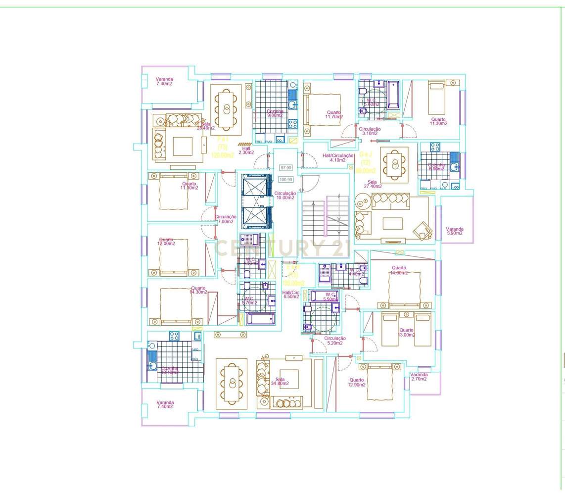 Apartamento T3, em Construção, na Marinha Grande - Grande imagem: 4/4