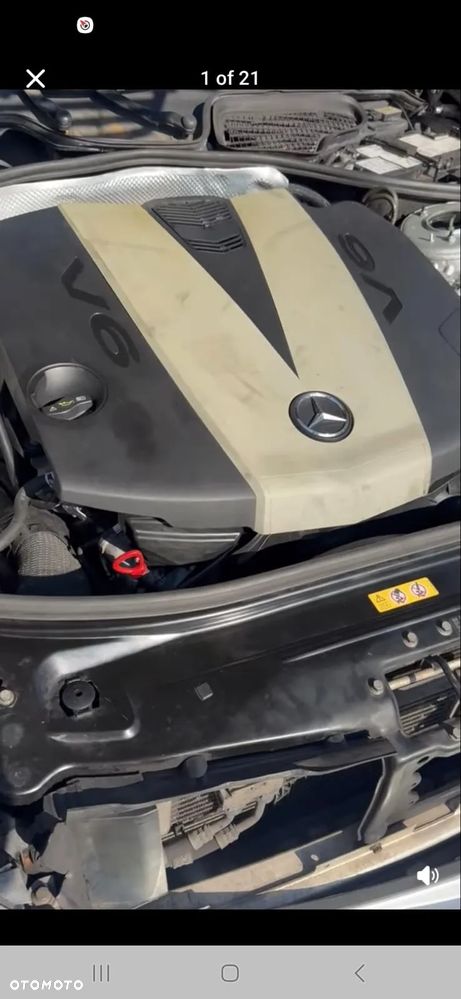MERCEDES W221 LIFT LONG PAKIET AMG SILNIK 3.0 CDI BLUETEC 642862 95TYŚ MIL SPREBRNY C775 775 CZĘŚCI - 7