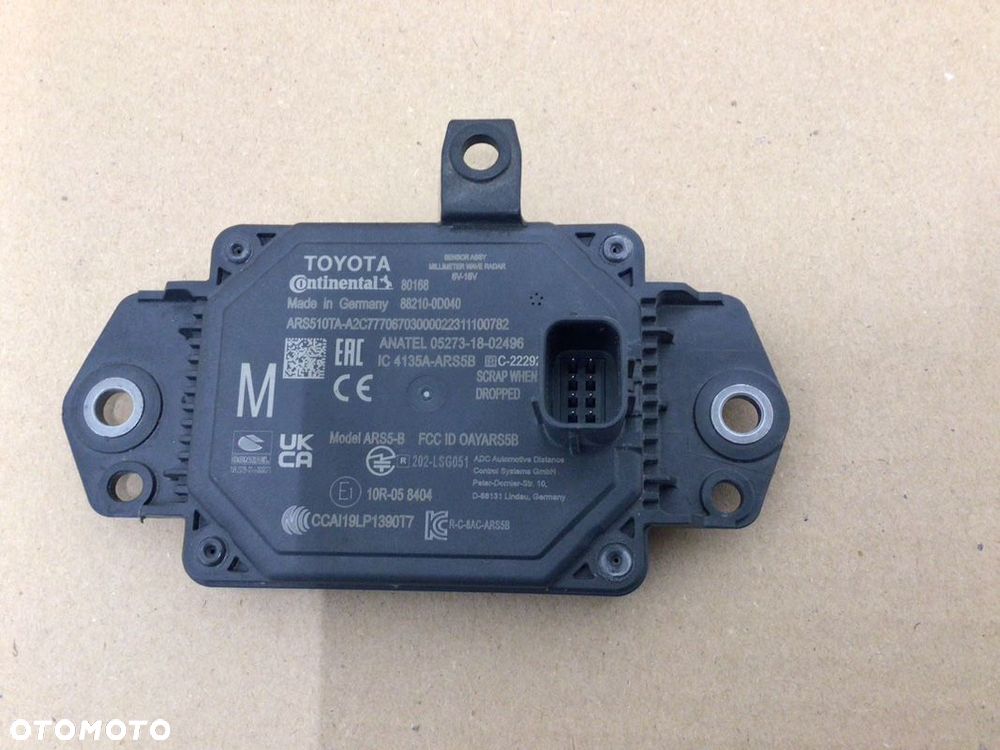 Radar Sensor Distronic Toyota Yaris lV 4 - 1