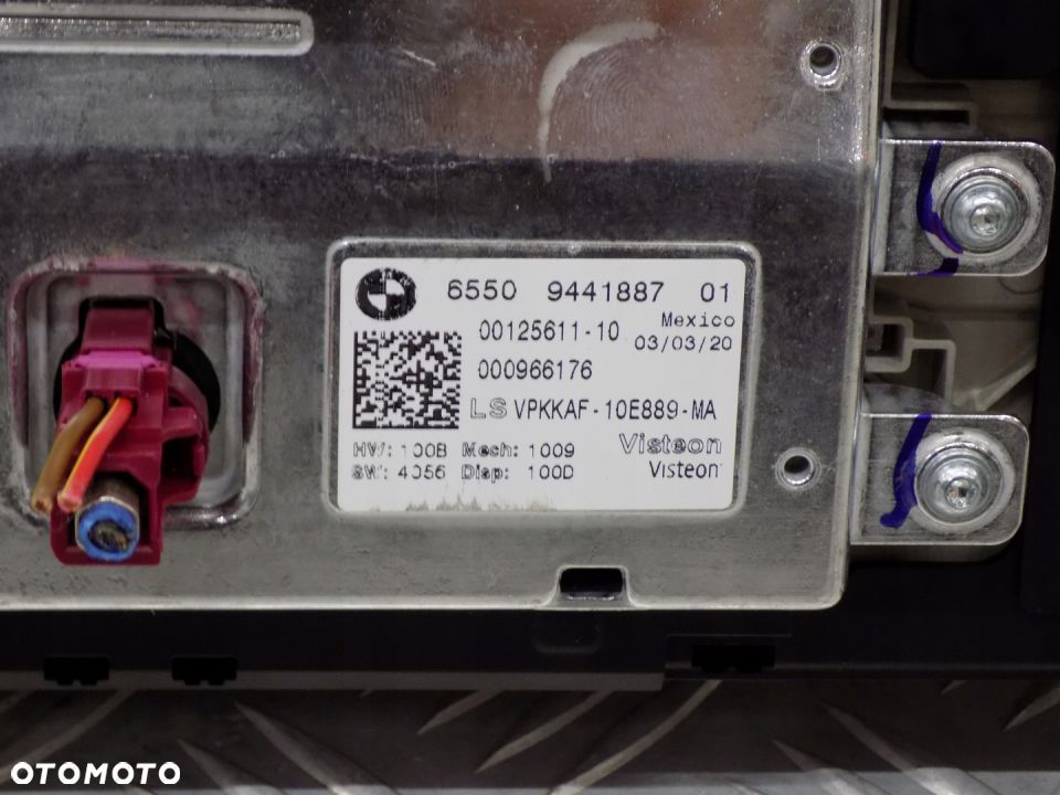 BMW G42 G20 G21 MONITOR WYŚWIETLACZ EKRAN 9441887 - 4
