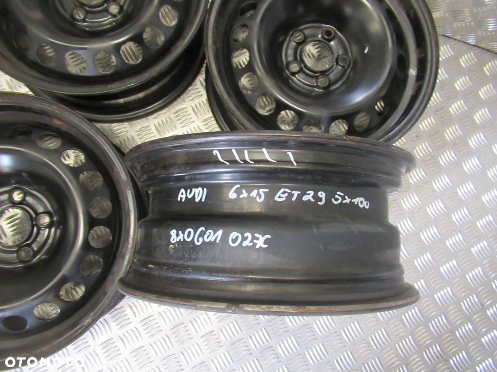Felgi Audi a1 6Jx15 et29 5x100 8X0 - 9
