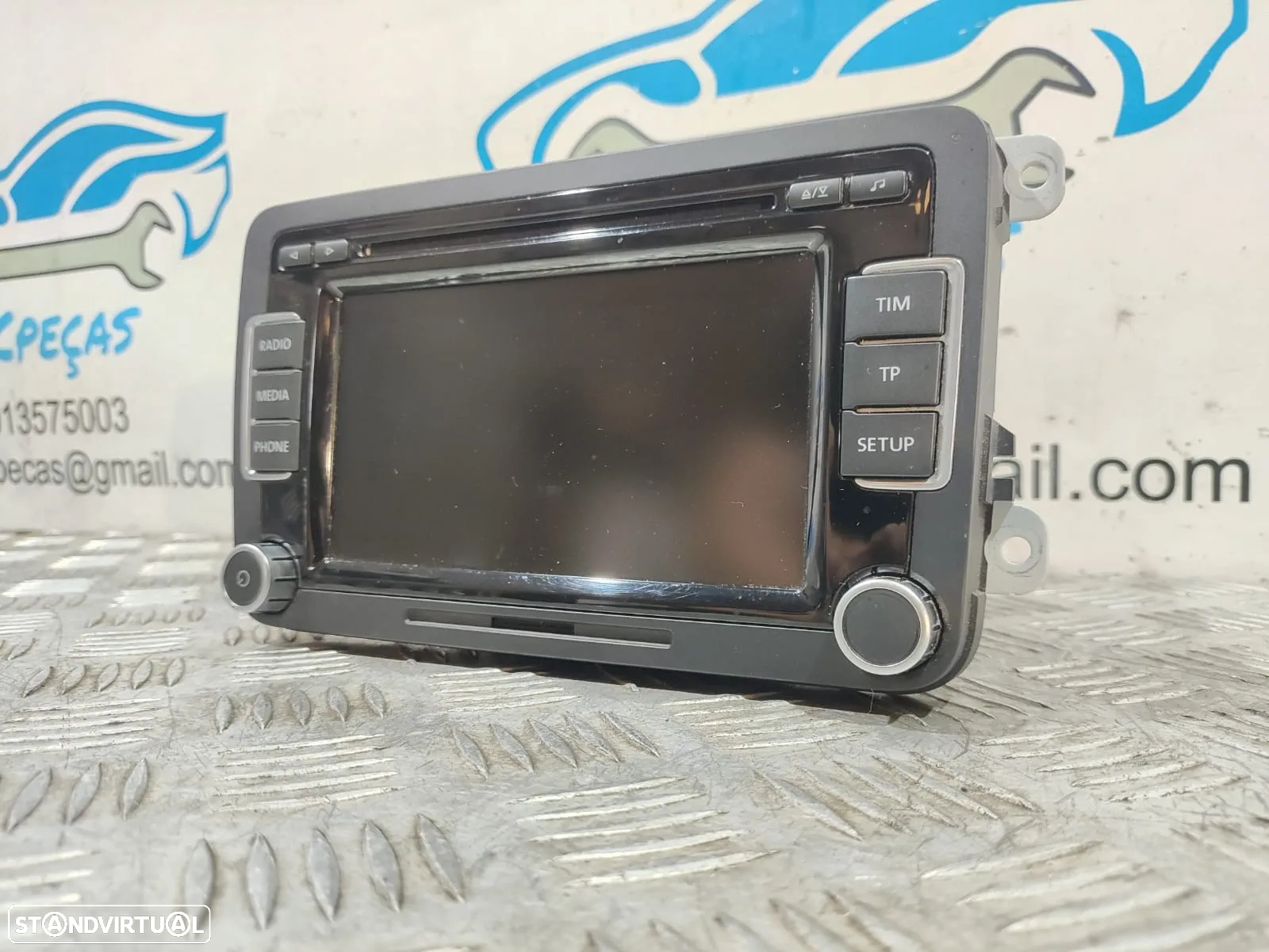 Auto Radio CD DVD GPS Original VW Volkswagen Scirocco 3 III - 3