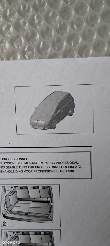 Mata bagażnika dwustronna Peugeot 5008 I NOWA ORG PSA OE 9663J3 - 5