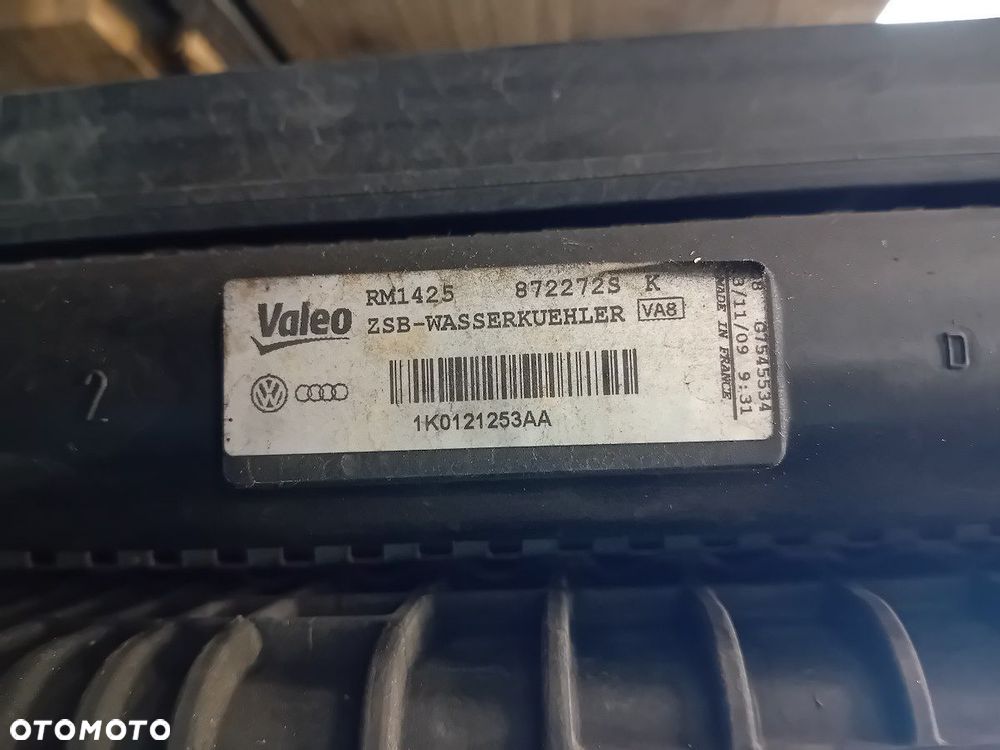 ZESTAW CHŁODNIC WODA KLIMA WENTYLATOR SEAT ALTEA FL 1K0959455EF 1.9 TDI - 11