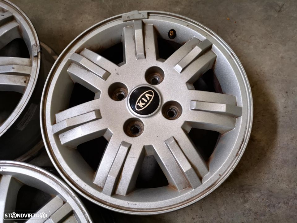KIA CARENS 2002 CONJUNTO DE JANTES 15 POLEGADAS J072 - 4