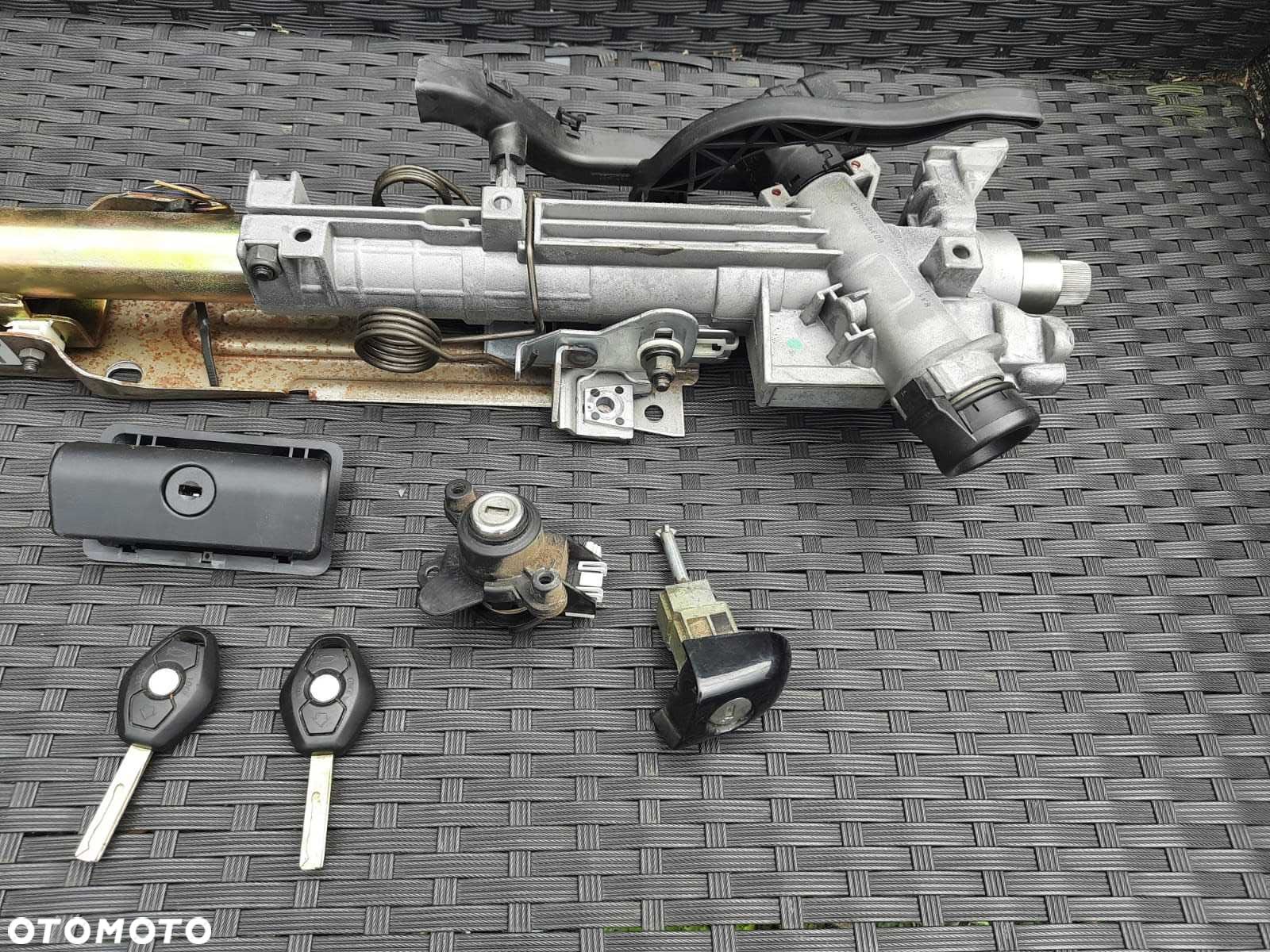 Stacyjka wkładki 2x kluczyk BMW E46 coupe cabrio lift. - 1