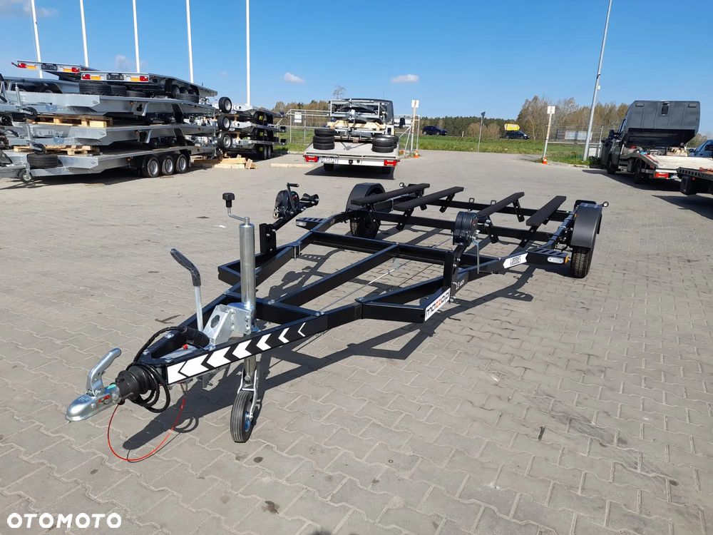 Lorries DOSTAWA przyczepa na 2 skutery wodne DMC1300kg LAMPY LED lakierowana z płozami, wodoodporne łożyska - 13