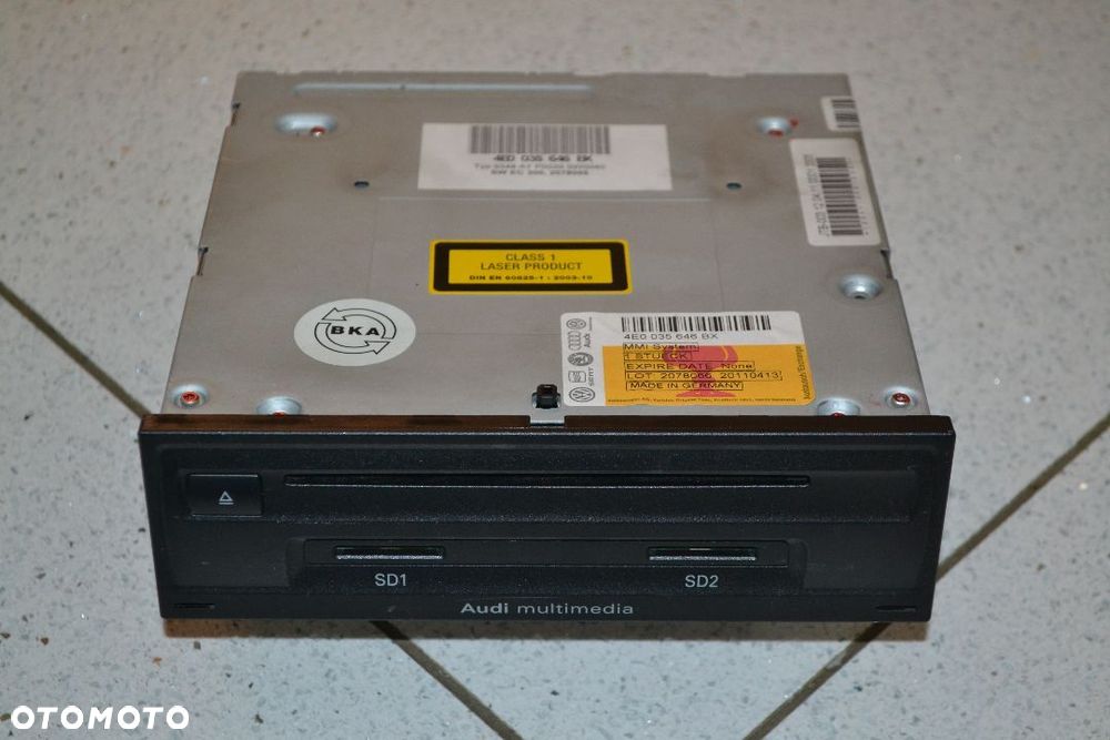 AUDI A6 C6 Q5 Q7 A8 CZYTNIK NAWIGACJI MMI MULTIMEDIA SD 4E0035646 4E0035646BX - 1
