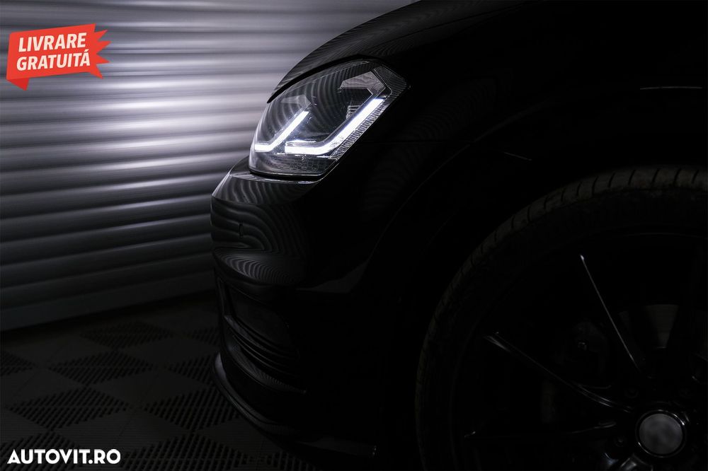 Faruri LED VW Golf 7.5 VII Facelift (2017-up) cu Semnal Dinamic- livrare gratuita - 16