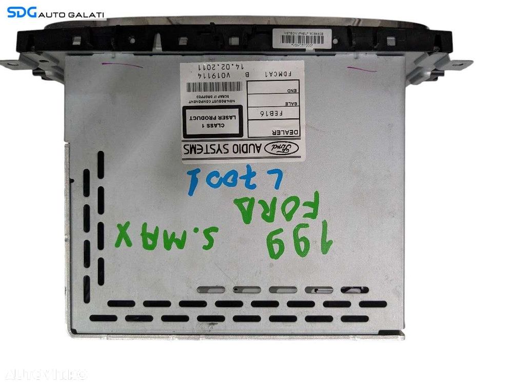 Unitate Radio CD Player Ford Galaxy 2 2006 - 2015 Cod BS7T-18C815-AD [L7001] - 7