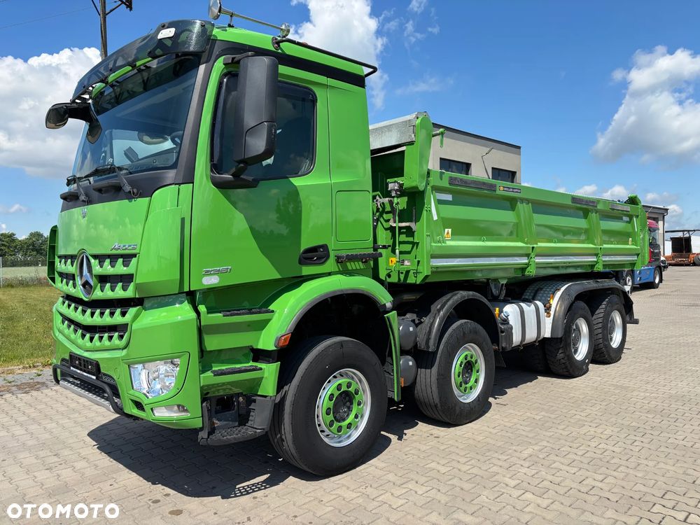 Mercedes-Benz AROCS 3251 8x4 Hydroburta Meiller Kiper (3248, 3243, 3245, 3246) bezwypadkowy z Niemiec, TOP stan . gotowy do pracy. - 2