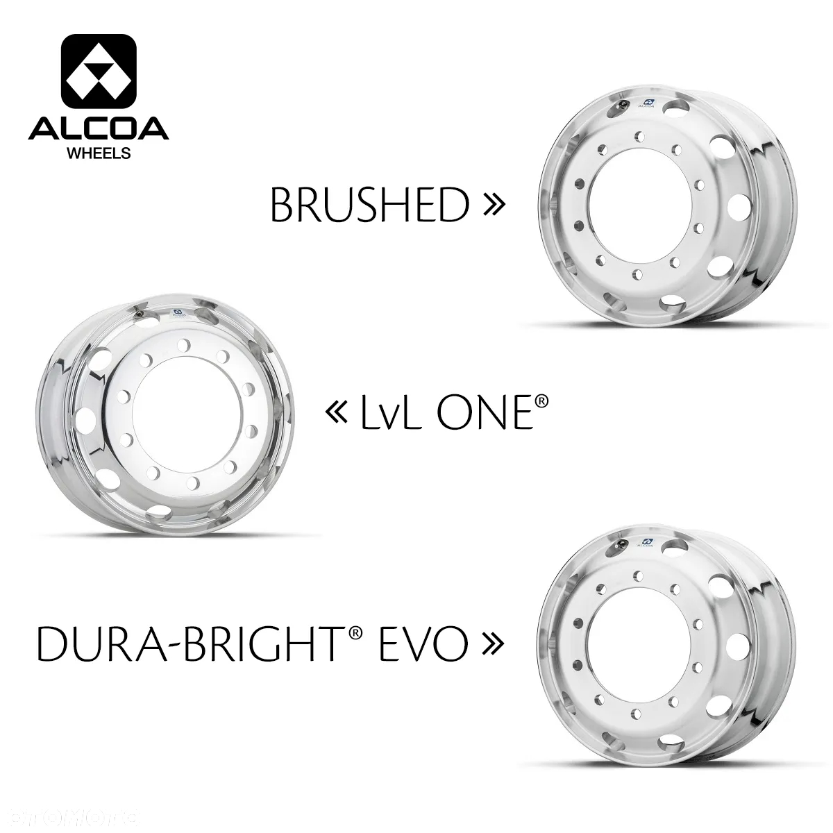 Felga ALCOA do RENAULT / 22,5 x 11,75 / ET 120 /Aluminiowe felgi / DB / NETTO-2.395,-PLN - 14