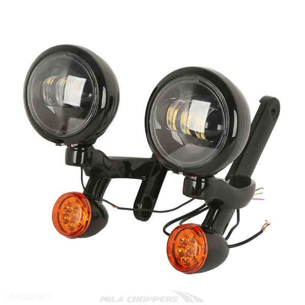 Lightbar lampa przednia + kierunkowskazy LED Harley Touring 08-23