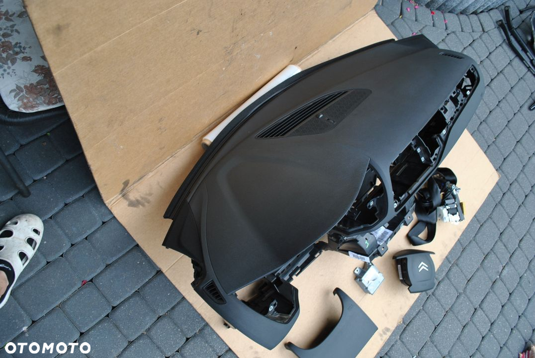 CITROEN C5 III DESKA KONSOLA AIRBAG PASY KOMPLET - 12