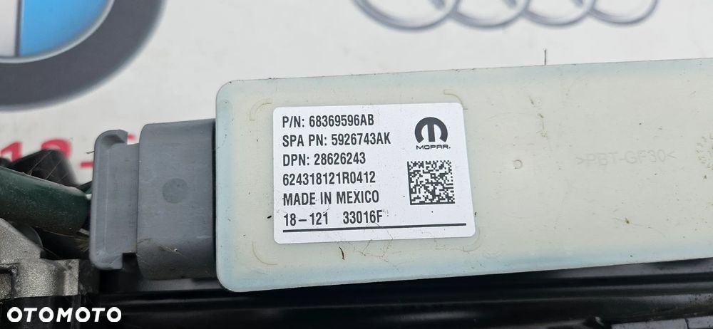 Chrysler Pacifica 2016- napęd drzwi tył lewy Mechanizm domykania drzwi tylnych lewych Moduł Sterownik drzwi przesuwnych lewych 68368919AB 68369596AB - 8