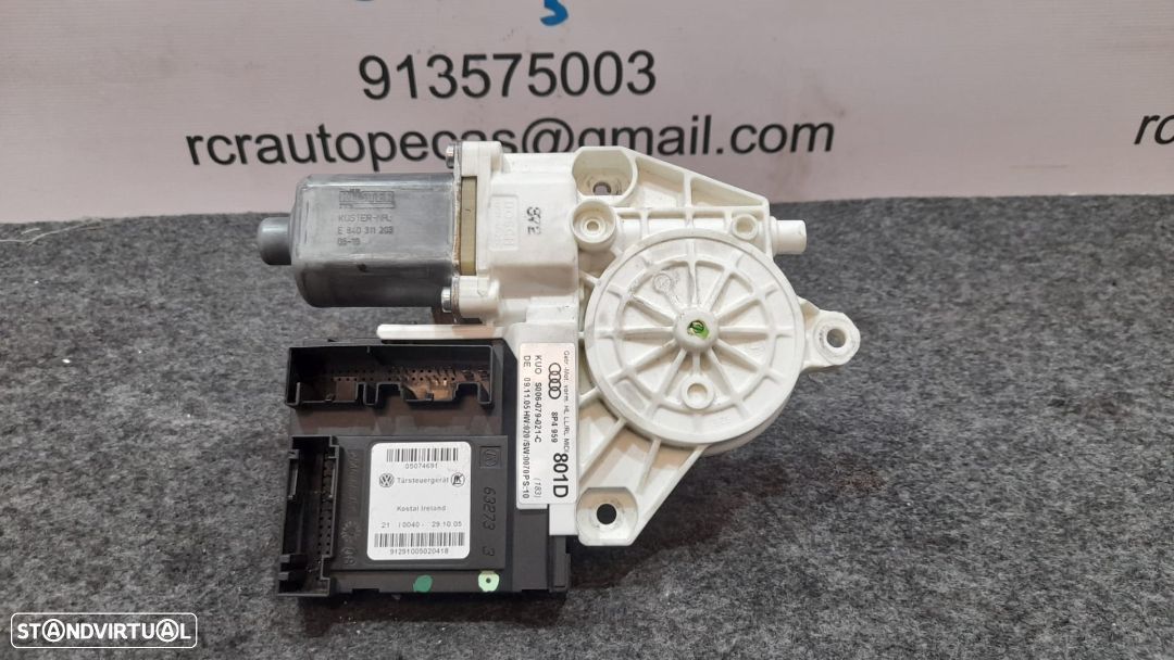 MOTOR SISTEMA ELEVADOR VIDROS TRASEIRO TRÁS ESQUERDO BOSCH 0130822263 AUDI A3 8P 5 PORTAS - 1
