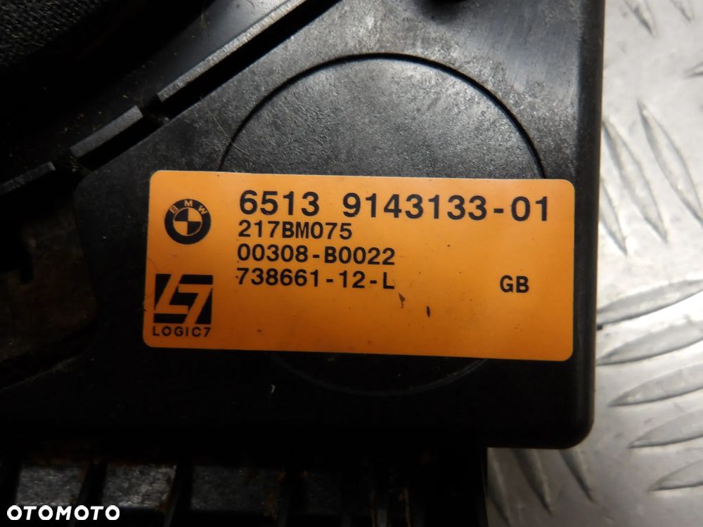 BMW E60 LIFT 07-10 GŁOŚNIK NISKOTONOWY PRAWY LEWY 9143133 - 5