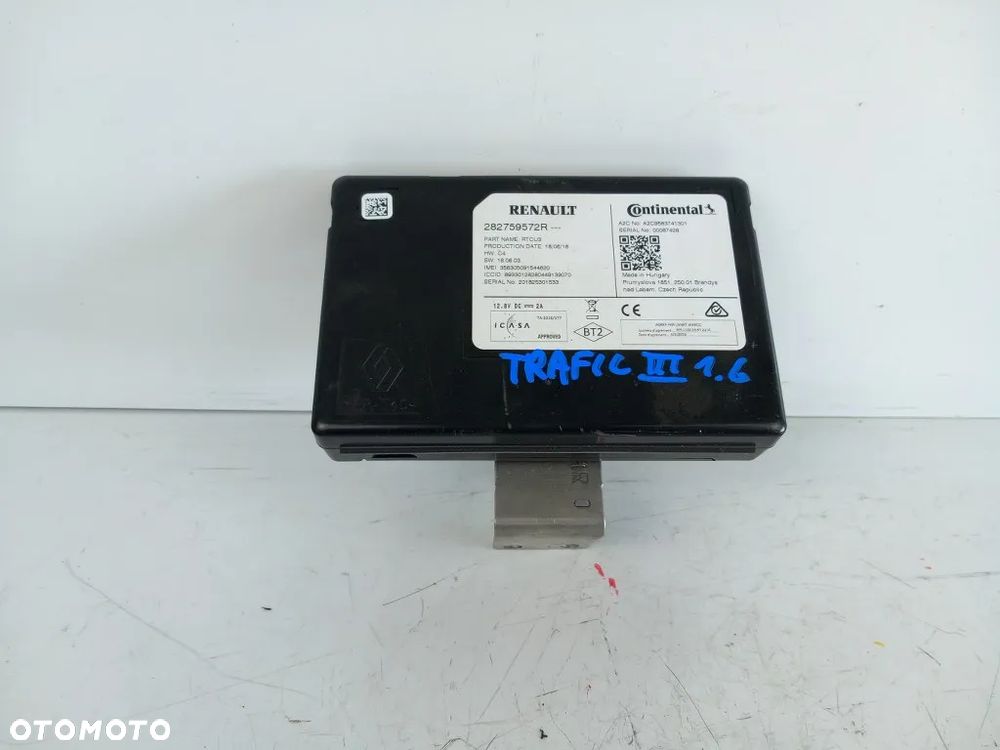 Moduł Nawigacji Sterownik Renault Trafic III Vivaro B 2018r 282759572R