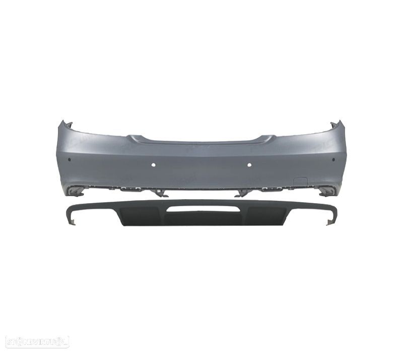 PÁRA-CHOQUES TRASEIRO MERCEDES CLASE CLS W218 11-14 LOOK AMG PDC - 2