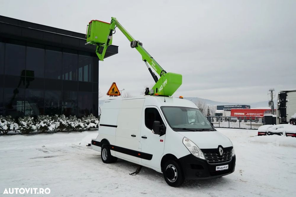 Renault MASTER / AERIAL / Platformă de lucru aeriană Elevateur 142 TPF - 14 m / MAX 265 kg / TABLĂ / - 2