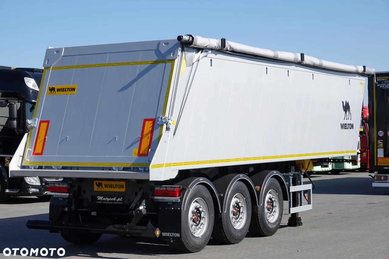 Wielton WYWROTKA ALUMINIOWA 36 M3 / KLAPA / FABRYCZNIE NOWA 2025 ROK / PODŁOGA 7MM / OŚ PODNOSZONA / DOSTĘPNA OD RĘKI - 8