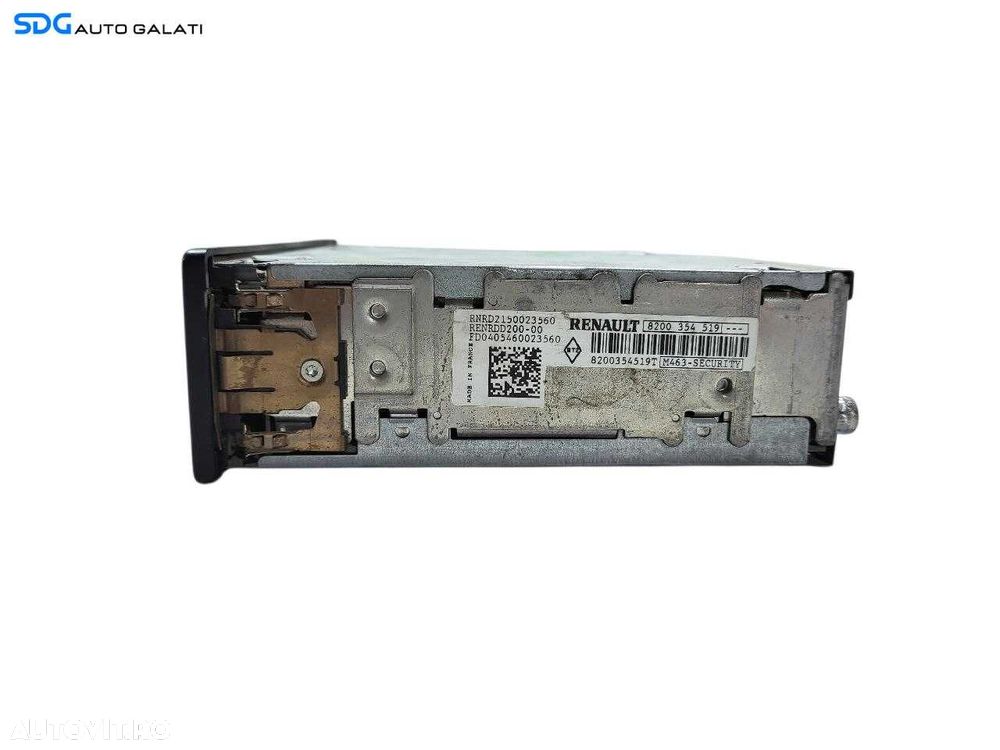 Unitate Radio CD Player Dacia Logan 1 2004 - 2008 Cod 8200354519T [L7163] - 4