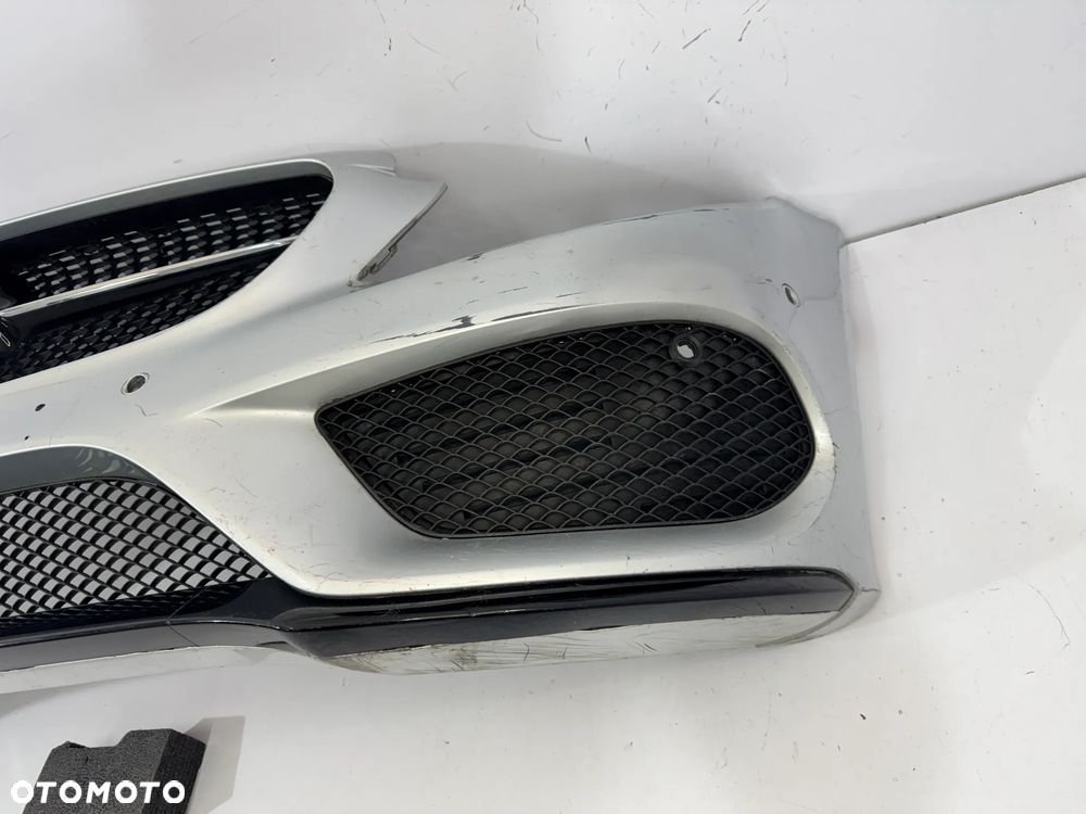 ZDERZAK PRZÓD PRZEDNI MERCEDES C KLASA AMG W205 A205 PIANO BLACK - 9