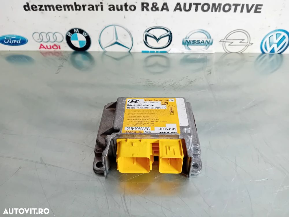Calculator Modul Airbag Hyundai Santa Fe 2 II An 2006-2009 Cod 95910-2B970 - 2