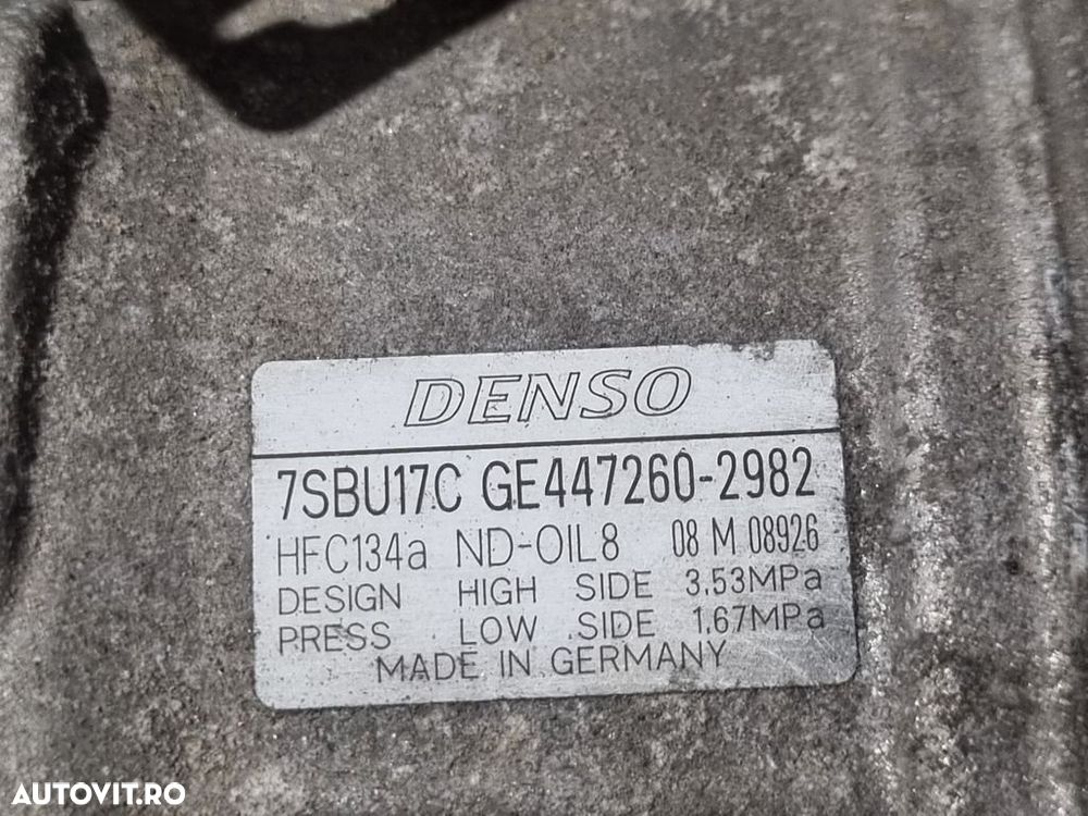 Compresor clima BMW X5 E70 Facelift 3.0 D 2010 - 2013 	N57D30A (1280) 4472602982 - 6