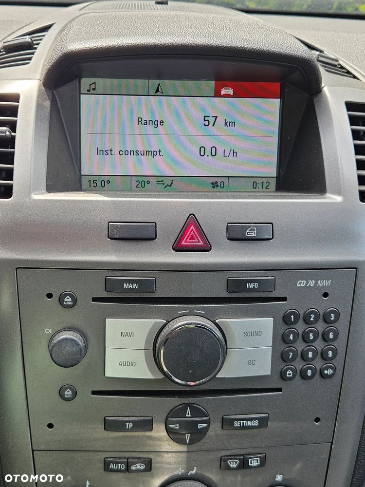 Opel Zafira B II Astra H radio CD70 Navi wyświetlacz monitor - 1