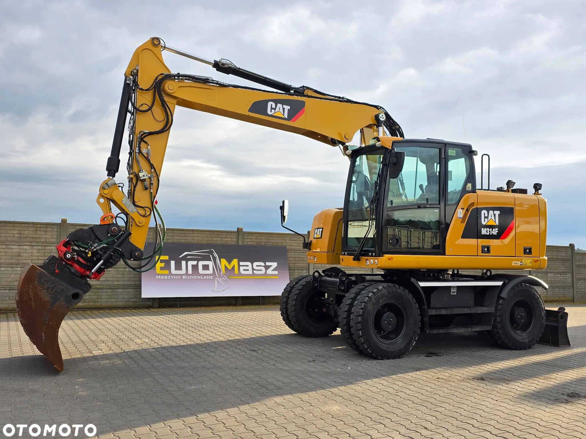 Caterpillar M314F, 2016 ROK, GŁOWICA ROTOTILT, 4400 MTH - 2